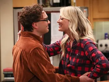 Leonard y Penny en 'The Big Bang Theory' Leonard y Penny en 'The Big Bang Theory'