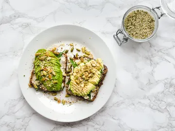Tostadas de aguacate Tostadas de aguacate
