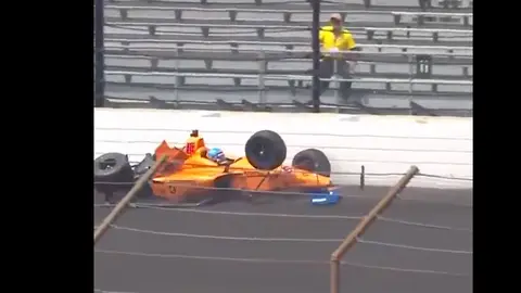 Accidente de Fernando Alonso en Indianápolis Accidente de Fernando Alonso en Indianápolis