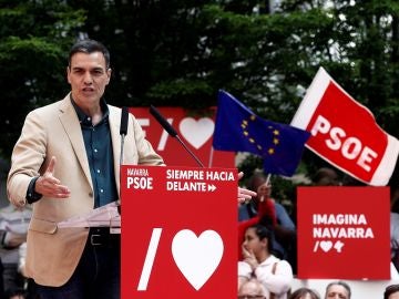 Acto político de Pedro Sánchez en Pamplona