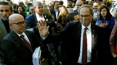 El presidente de la Generalitat, Quim Torra El presidente de la Generalitat, Quim Torra