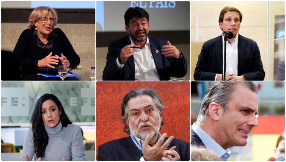 Los candidatos al Ayuntamiento de Madrid