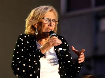 La actual alcaldesa y candidata de Más Madrid, Manuela Carmena