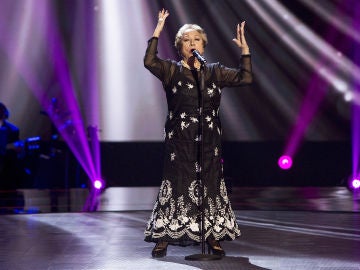 Maruja Garrido canta ‘El bardo’ en las Audiciones a ciegas de ‘La Voz Senior’