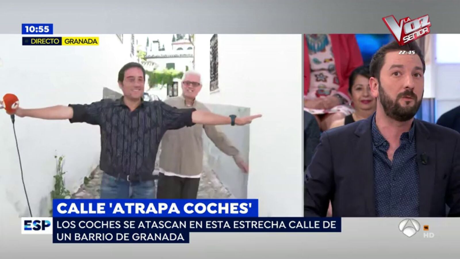 Así es la polémica calle 'atrapacoches' de Granada en la que los vehículos quedan atascados