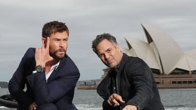 La foto de la 'pillada' de Mark Ruffalo a Chris Hemsworth en 'Vengadores: Endgame' 