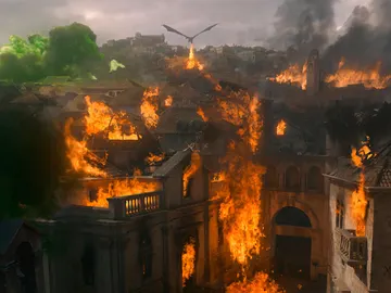 Escena de 'Las Campanas', penúltimo capítulo de 'Juego de Tronos' Escena de 'Las Campanas', penúltimo capítulo de 'Juego de Tronos'