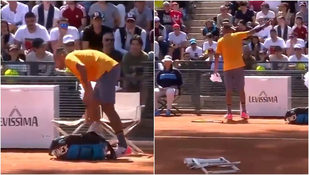 Nick Kyrgios pierde los papeles en pleno partido