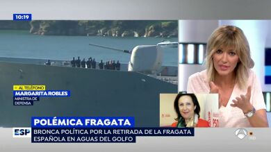 Margarita Robles, sobre la retirada de la fragata Méndez Núñez: 