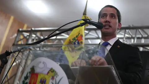 El líder opositor Juan Guaidó El líder opositor Juan Guaidó