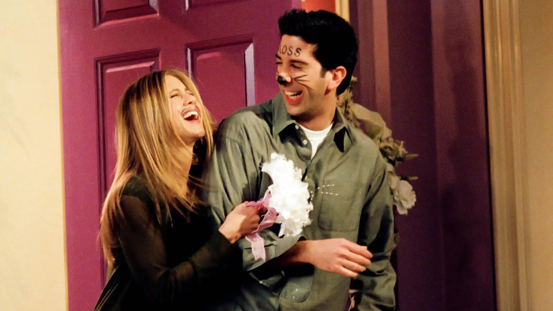 Ross y Rachel en 'Friends'