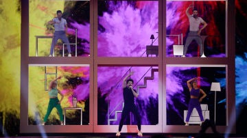 Miki en Eurovisión 2019 cantando 'La Venda'