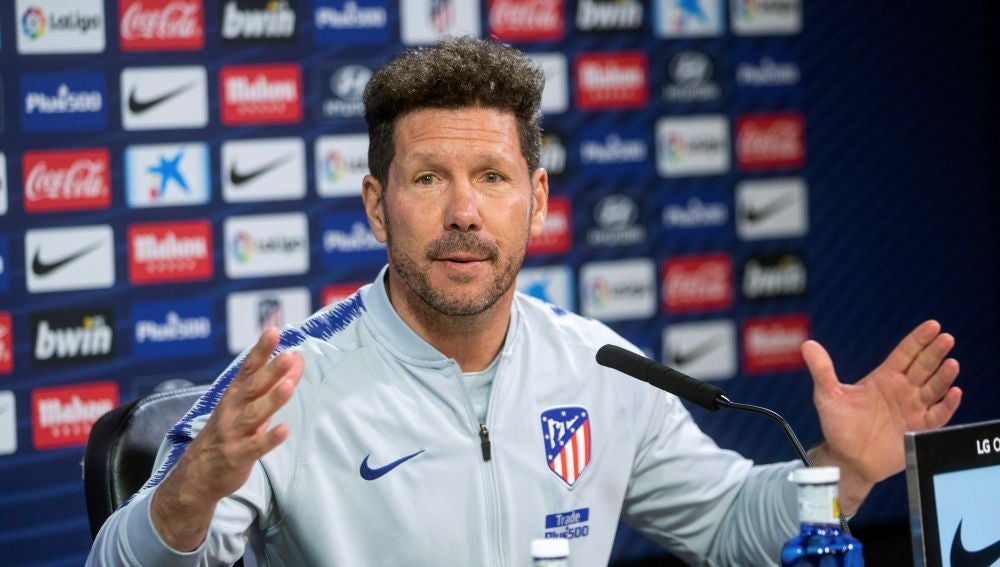 Simeone, en rueda de prensa