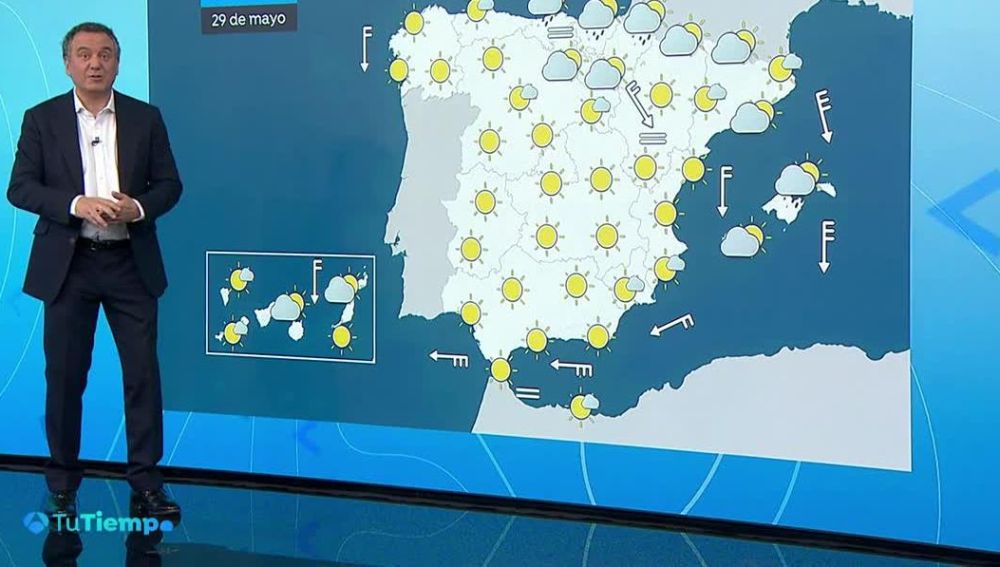 Suben las temperaturas en el norte y el sol se impone en toda España