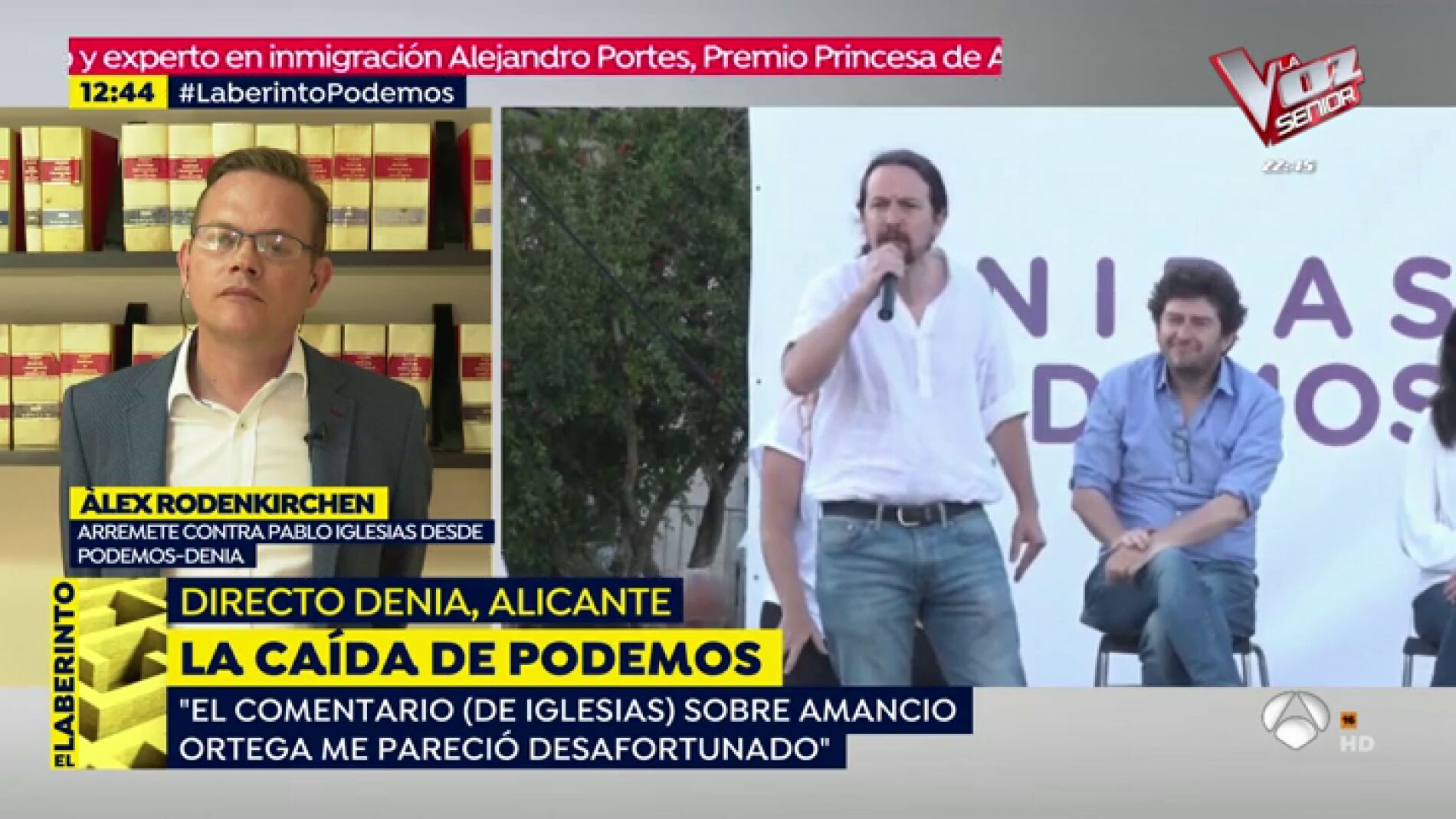 Cr&iacute;ticas contra Pablo Iglesias