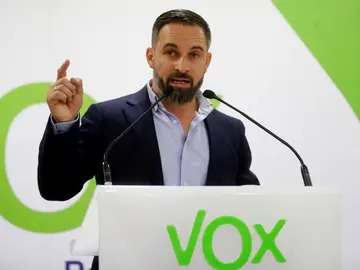 El presidente de Vox, Santiago Abascal El presidente de Vox, Santiago Abascal