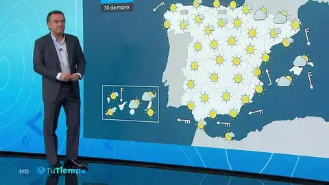Un anticiclón anticipa desde este jueves el verano: sol en todo el país y temperaturas al alza Un anticiclón anticipa desde este jueves el verano: sol en todo el país y temperaturas al alza