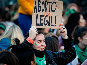Manifestación en Argentina a favor del aborto (Archivo) Manifestación en Argentina a favor del aborto (Archivo)