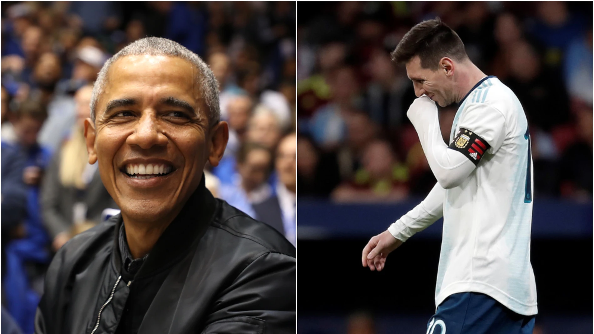 Barack Obama y Leo Messi Barack Obama y Leo Messi