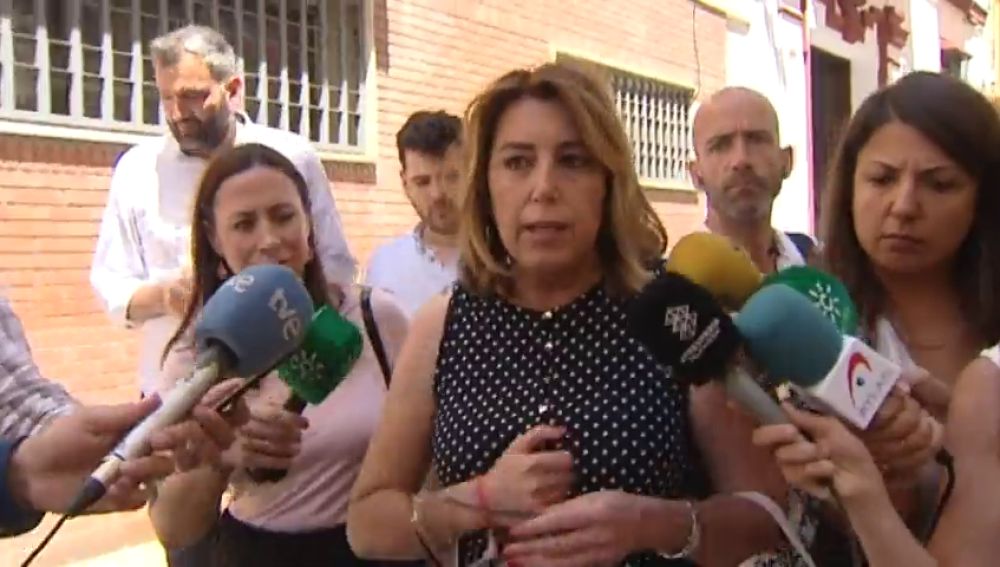 Susana Díaz desmiente que Pedro Sánchez le haya ofrecido ser ministra