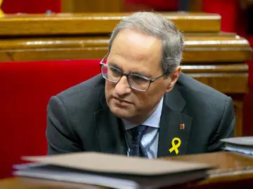 El presidente de la Generalitat, Quim Torra El presidente de la Generalitat, Quim Torra