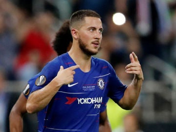 Eden Hazard, en un partido con el Chelsea