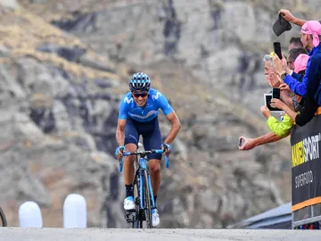 Mikel Landa, en una etapa del Giro de Italia Mikel Landa, en una etapa del Giro de Italia