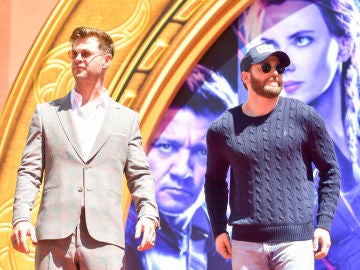 Chris Hemsworth y Chris Evans