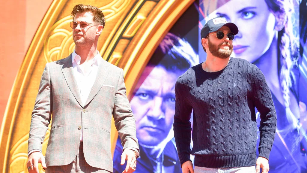 Chris Hemsworth y Chris Evans Chris Hemsworth y Chris Evans
