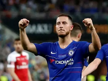 Hazard, tras ganar la Champions Hazard, tras ganar la Champions