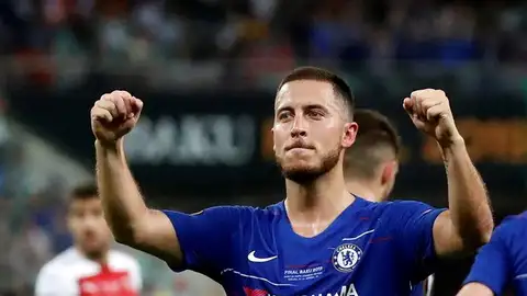 Hazard, tras ganar la Champions Hazard, tras ganar la Champions