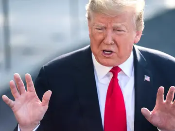 Trump considera "sucio, asqueroso y repugnante" un posible juicio político Trump considera "sucio, asqueroso y repugnante" un posible juicio político