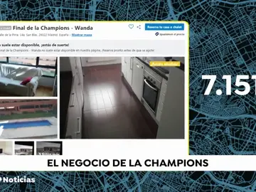 Los desorbitados precios de las habitaciones de hotel para la final de la Champions de Madrid: Hasta 7.000 euros por una habitación Los desorbitados precios de las habitaciones de hotel para la final de la Champions de Madrid: Hasta 7.000 euros por una habitación