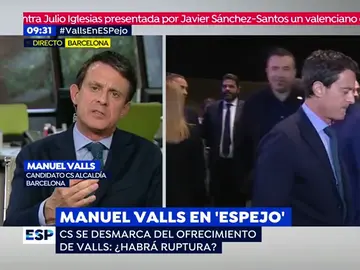 Manuel Valls en 'Espejo Público' Manuel Valls en 'Espejo Público'