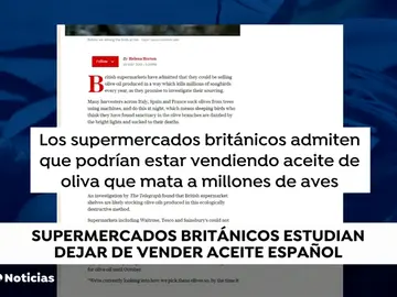 ¿Veto al aceite de oliva español? Supermercados británicos amenazan con dejar de comprar ¿Veto al aceite de oliva español? Supermercados británicos amenazan con dejar de comprar