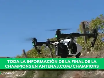 No se ha visto dispositivo igual: así es el dron 'cautivo', que se usará por primera vez en una final de Champions No se ha visto dispositivo igual: así es el dron 'cautivo', que se usará por primera vez en una final de Champions