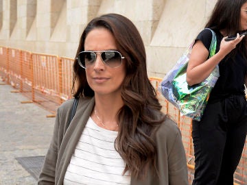 Nuria Fergó a su llegada a los Juzgados Nuria Fergó a su llegada a los Juzgados
