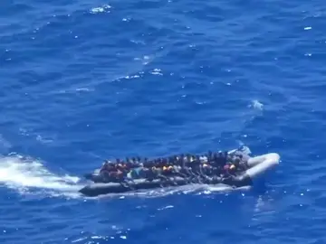 Rescate de inmigrantes libios en el Mediterráneo Rescate de inmigrantes libios en el Mediterráneo