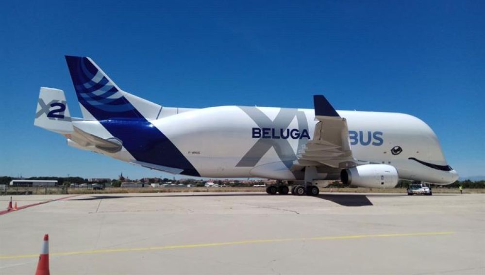 El avión de carga BelugaXL de Airbus