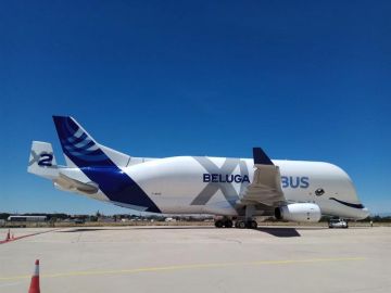 El avión de carga BelugaXL de Airbus