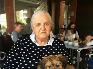 La mujer desaparecida en Pamplona junto a su perro La mujer desaparecida en Pamplona junto a su perro