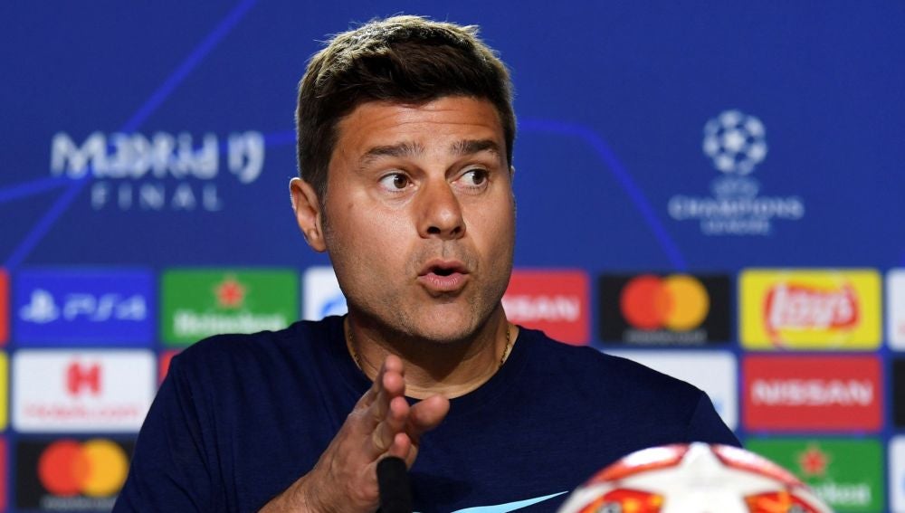 Mauricio Pochettino en rueda de prensa