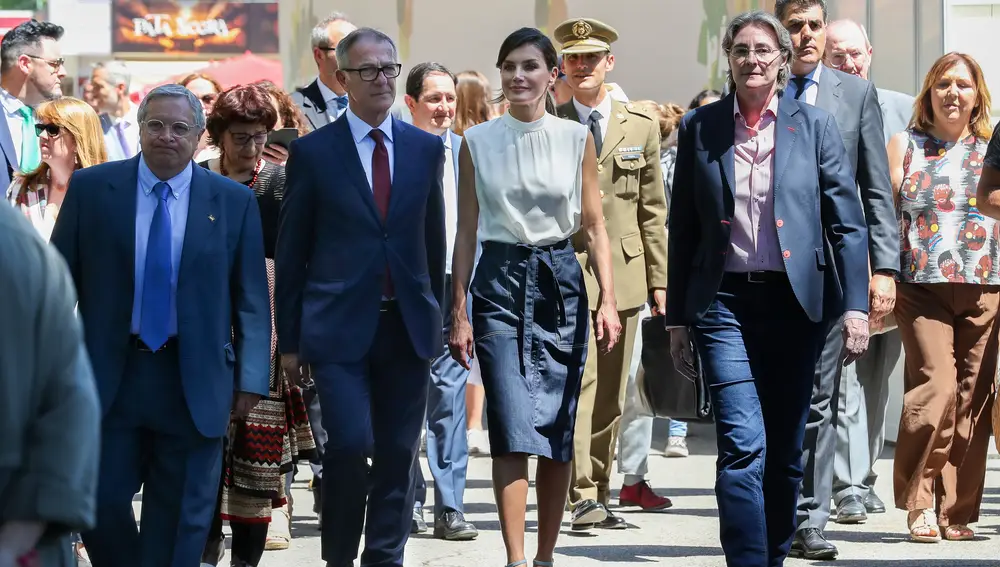La Reina Letizia en la Feria del Libro de Madrid 2019