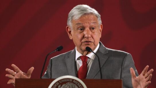 El presidente de M&eacute;xico, Andr&eacute;s Manuel L&oacute;pez Obrador