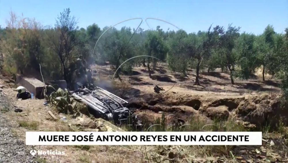 Así quedó el coche de José Antonio Reyes tras el trágico accidente