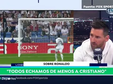 Messi echa de menos a Cristiano: "Hacía más importante al Madrid" Messi echa de menos a Cristiano: "Hacía más importante al Madrid"