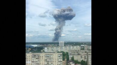 Al menos 43 heridos tras una serie de detonaciones en una fábrica de explosivos de Rusia
