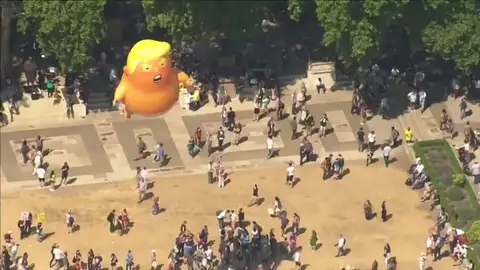 'Trump Baby' volverá a volar por el cielo de Londres para la visita del presidente de Estados Unidos 'Trump Baby' volverá a volar por el cielo de Londres para la visita del presidente de Estados Unidos