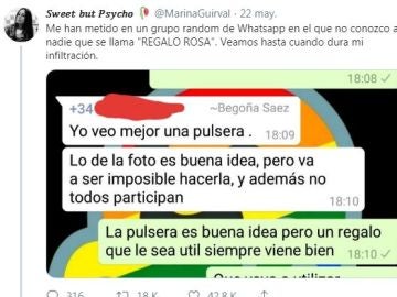 Así comenzó el hilo de Twitter de la joven