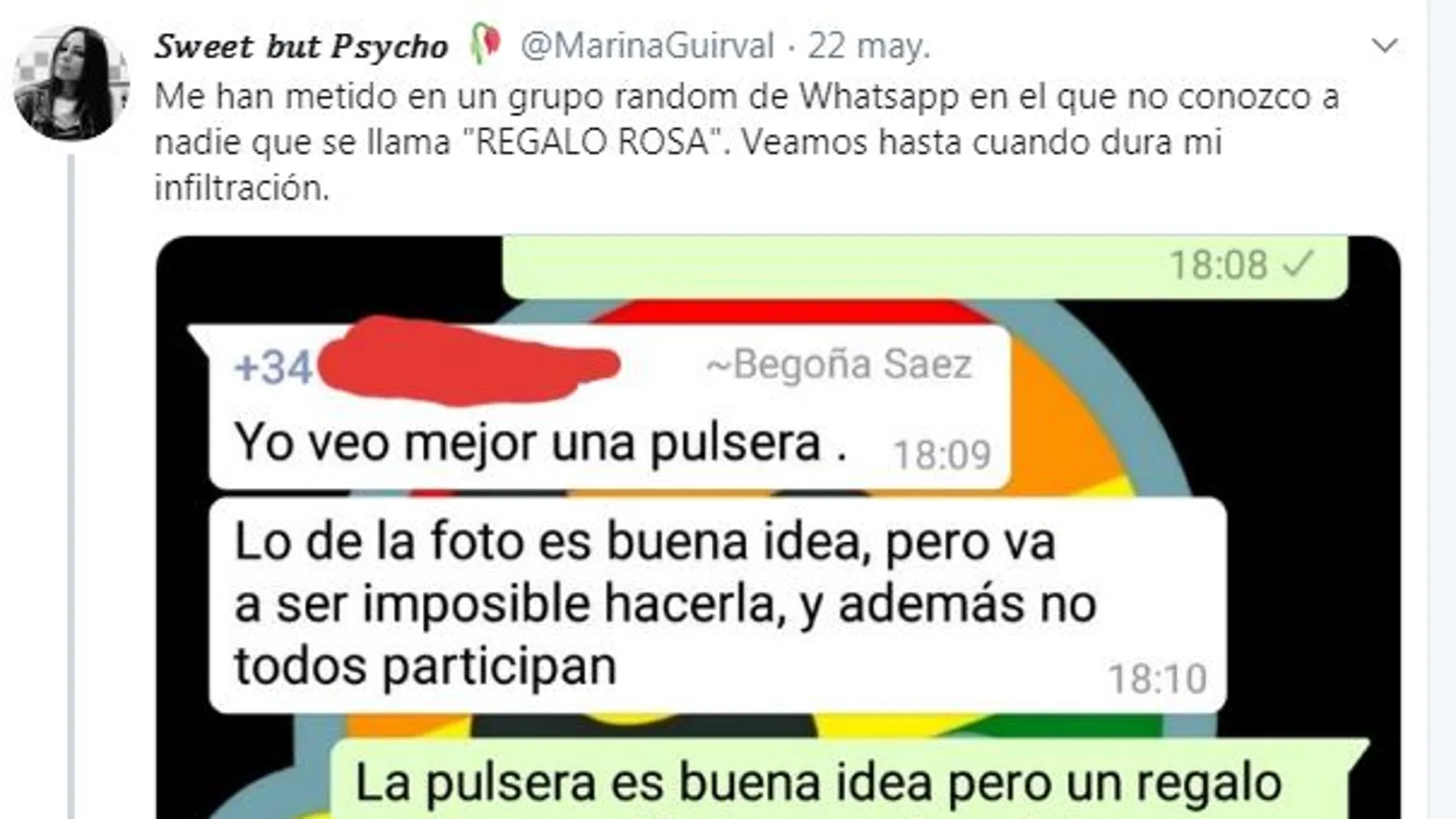 Así comenzó el hilo de Twitter de la joven Así comenzó el hilo de Twitter de la joven